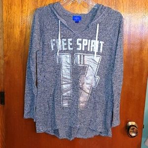 City Streets Graphic Hooded Shirt